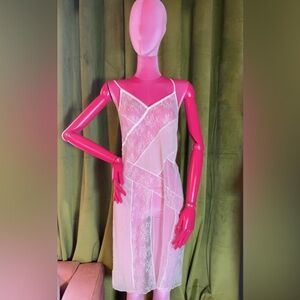 Victoria's Secret White Lace Chemise